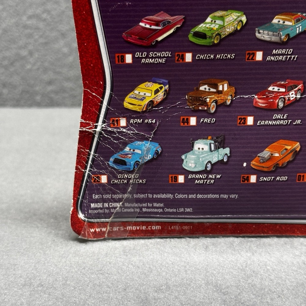 New Disney Pixar The World Of Cars Fred #44 Toy Car NIB - Picture 5 of 7